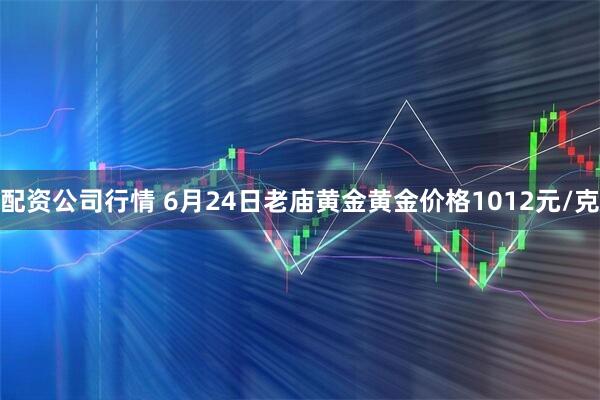 配资公司行情 6月24日老庙黄金黄金价格1012元/克